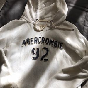 White Abercrombie & Fitch hoodie